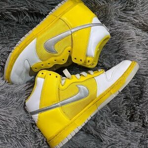 Yellow White Nike 1